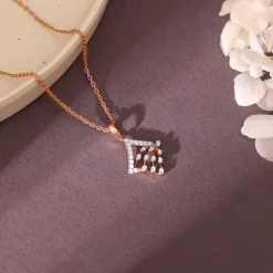 Rose Gold Prodigy Diamond Pendant