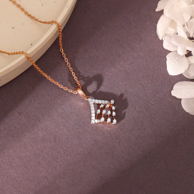Rose Gold Prodigy Diamond Pendant