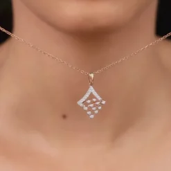Rose Gold Prodigy Diamond Pendant