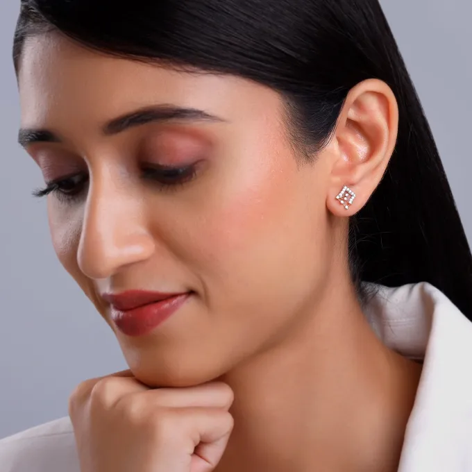 Rose Gold Prodigy Diamond Earrings