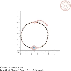 Rose Gold Protected Love Mangalsutra Bracelet