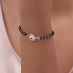 Rose Gold Protected Love Mangalsutra Bracelet