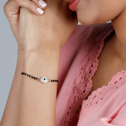Rose Gold Protected Love Mangalsutra Bracelet