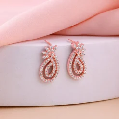 Rose Gold Pure Elegance Earrings