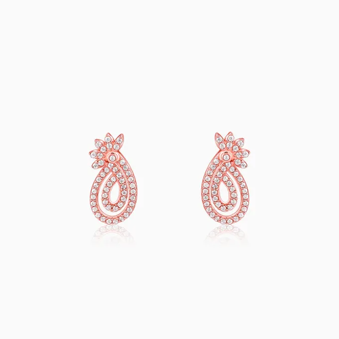 Rose Gold Pure Elegance Earrings
