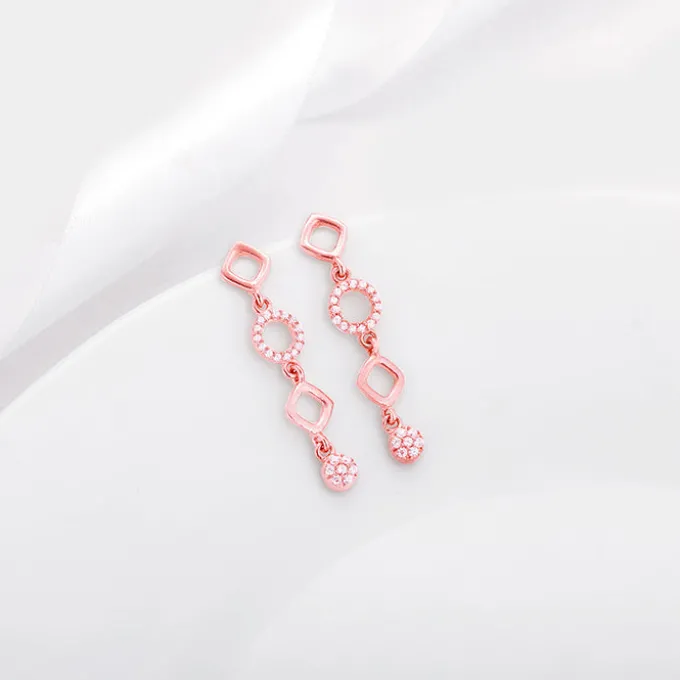Rose Gold Queen Of Dreams Earrings