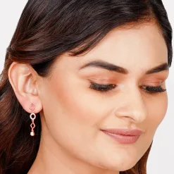 Rose Gold Queen Of Dreams Earrings