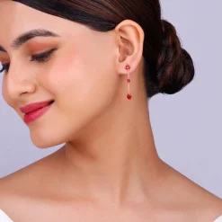 Rose Gold Queen of Love Earrings