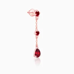 Rose Gold Queen of Love Earrings