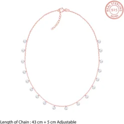 Rose Gold Queens Necklace