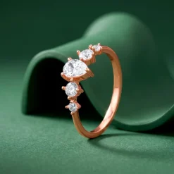 Rose Gold Quiet Glamour Ring (Size 12)