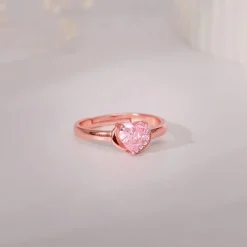 Rose Gold Radiance of Love Ring