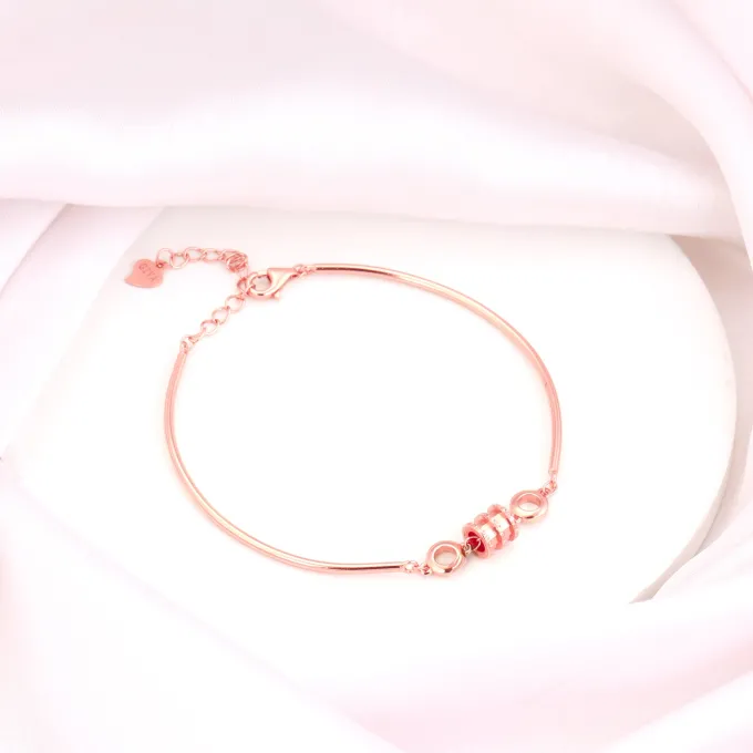 Rose Gold Reel Bracelet