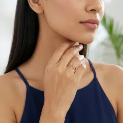 Rose Gold Regal Apex Ring