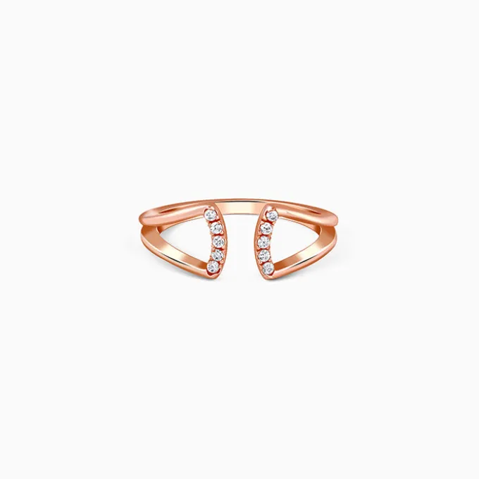 Rose Gold Regal Apex Ring