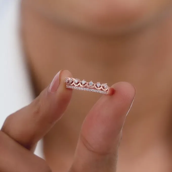 Rose Gold Reina Ring