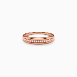 Rose Gold Relaxed Shine Ring (Size 12)