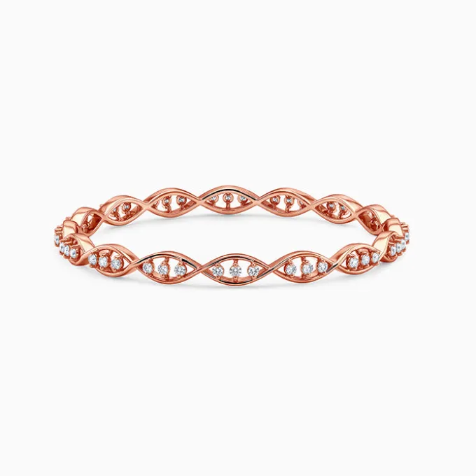 Rose Gold Riverwyn Bangle (Size 2.6)