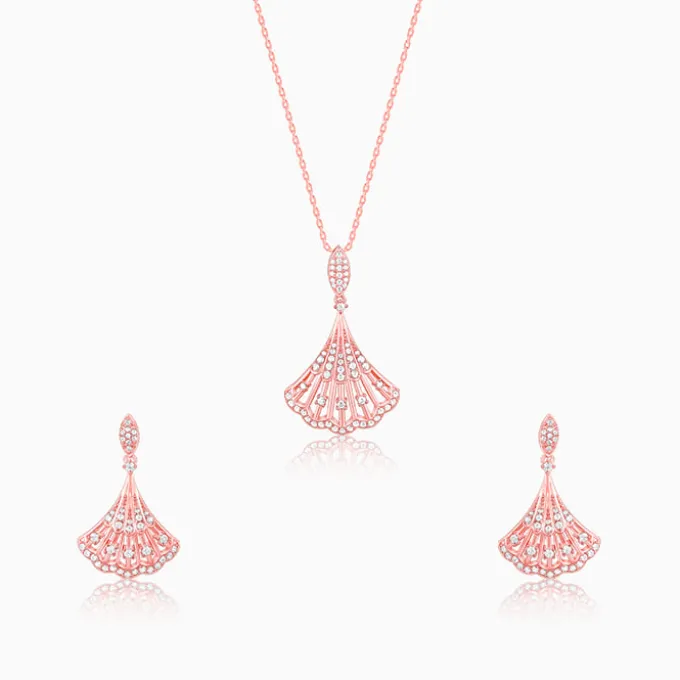 Rose Gold Seashell Set