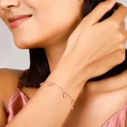 Rose Gold Secure Love Bracelet