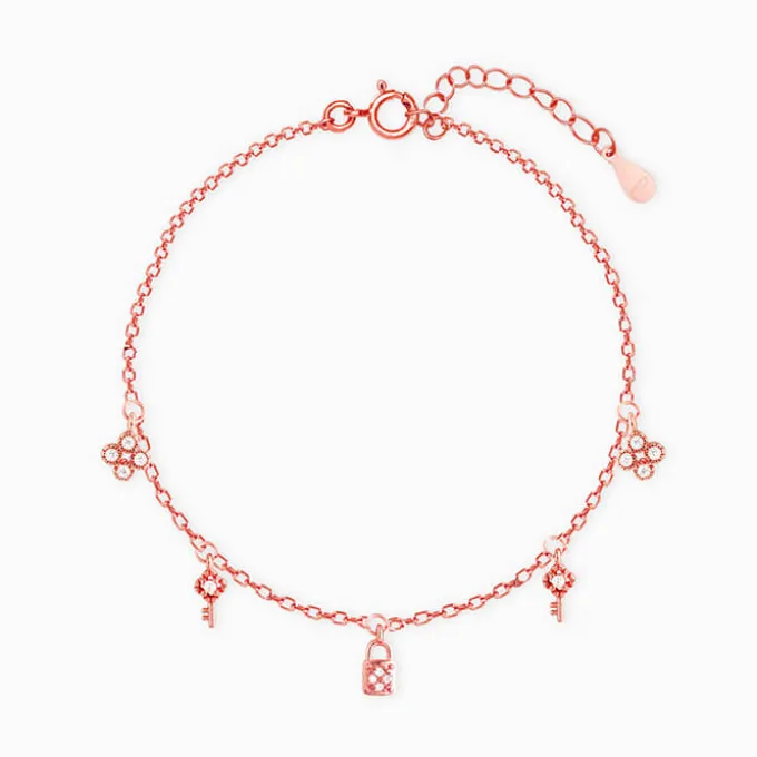 Rose Gold Secure Love Bracelet