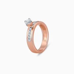Rose Gold Smitten Solitaire Lab Grown Diamond Ring