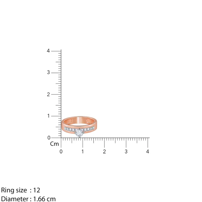 Rose Gold Smitten Solitaire Lab Grown Diamond Ring