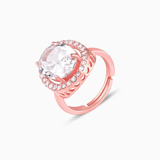 Rose Gold Solitaire Ring