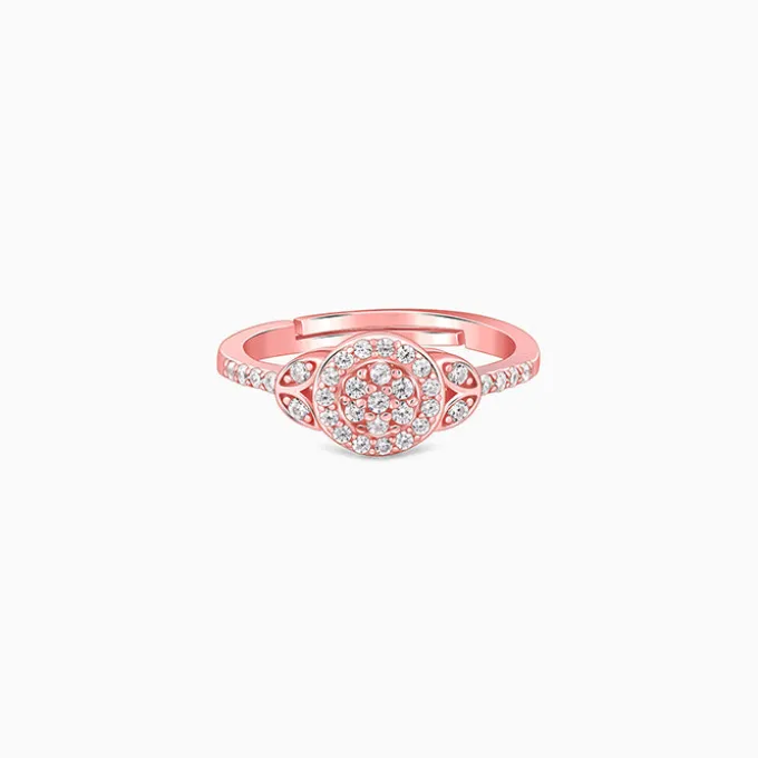 Rose Gold Sparkle-filled Ring