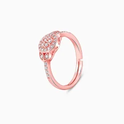 Rose Gold Sparkle-filled Ring