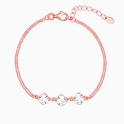 Rose Gold Sparkling Zircon Bracelet