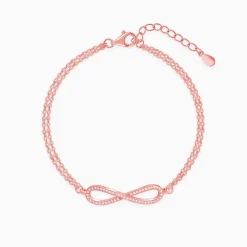 Rose Gold Spiral Splendour Bracelet