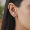 Rose Gold Spring Grace Lab Grown Diamond Earrings