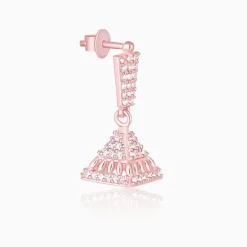Rose Gold Squared Jhumki