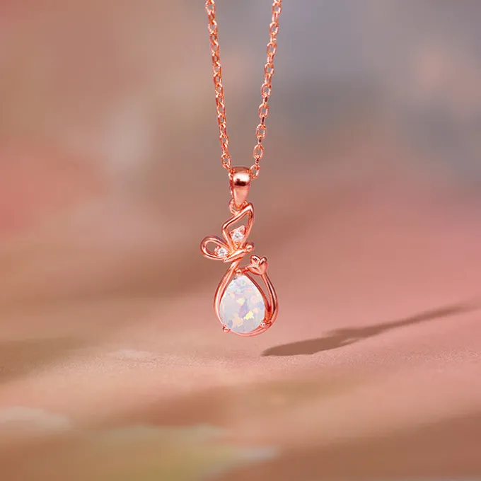 Rose Gold Starlight Spark Necklace