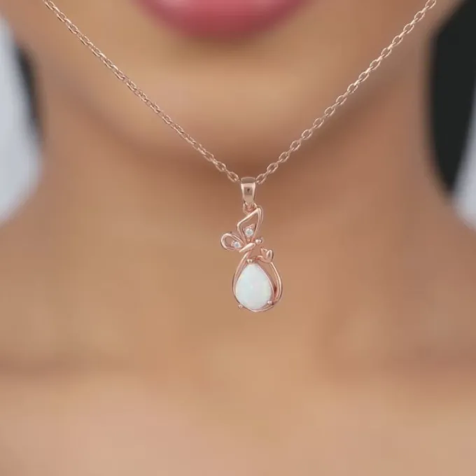 Rose Gold Starlight Spark Necklace