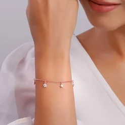 Rose Gold Starlit Dreams Charm Bracelet