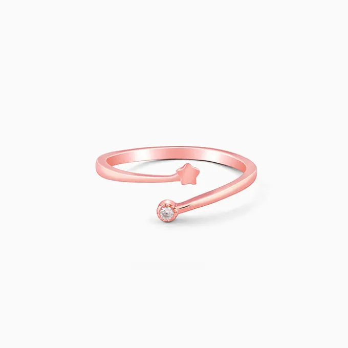 Rose Gold Starlit Ring