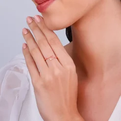 Rose Gold Starlit Ring