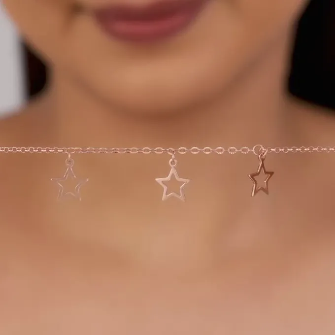 Rose Gold Starry Race Bracelet