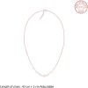 Rose Gold Stoned Necklace