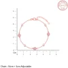 Rose Gold Studded Bubble Bracelet