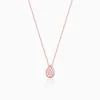 Rose Gold Studded Swayer Necklace