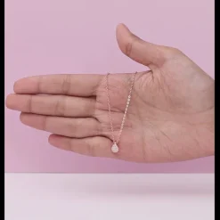 Rose Gold Studded Swayer Necklace