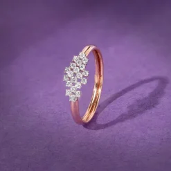 Rose Gold Stunning Lab Grown Diamond Ring