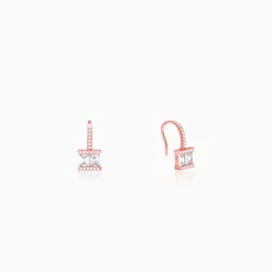 Rose Gold Sugar Crystal Earring