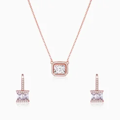 Rose Gold Sugar Crystal Set