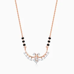 Rose Gold Sunetra Diamond Mangalsutra