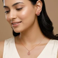 Rose Gold Sunpetal Filigree Set