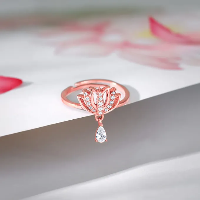Rose Gold Sushma Thamarai Ring